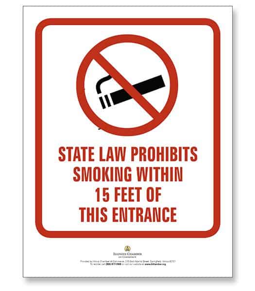 No Smoking Sign Peel and Stick