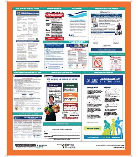 Mandatory State and Federal Law Poster Set – English or Spanish